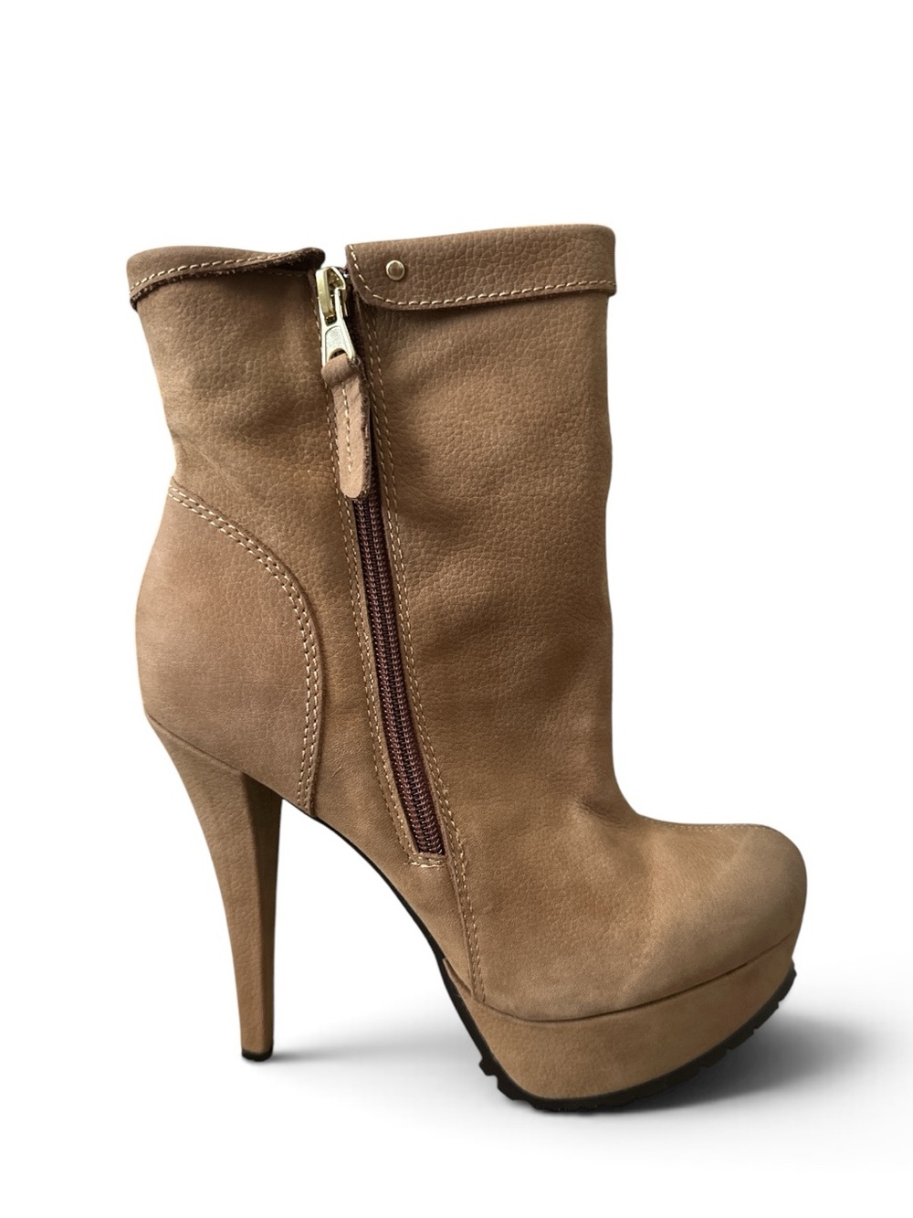 Kelsi Dagger Shaina Leather Platform Ankle Boots